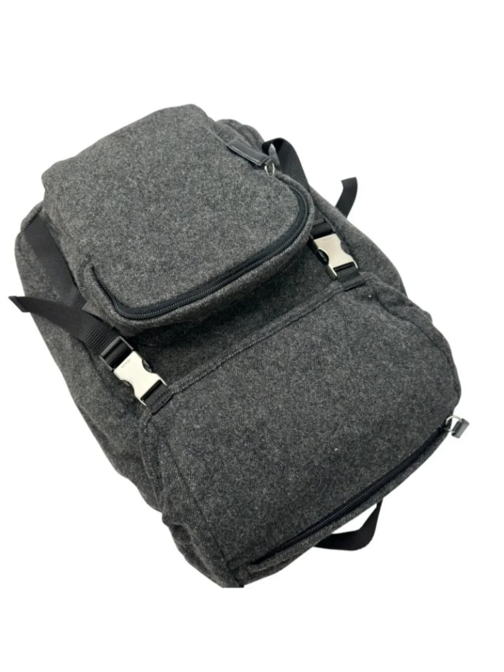 Prada Backpack Wool Gray
